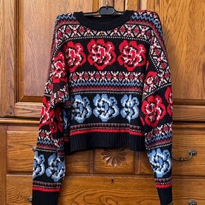 Urban Outfitters motif rose sweater